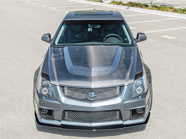 2009-2015 Cadillac CTS-V V2 | Basic Style Front Bumper Lip Splitter Ground Effects